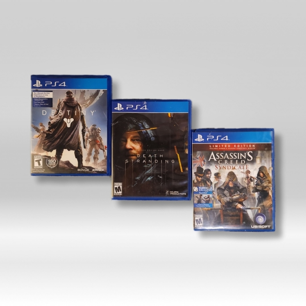 3 Playstation 4 Games